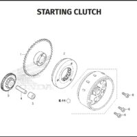 E-9 Starting Cluth