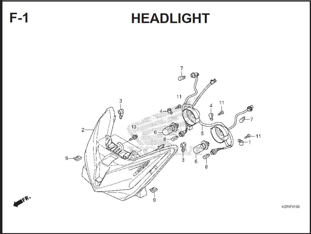 F-1 Headlight