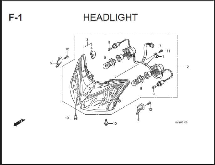 F-1 Headlight