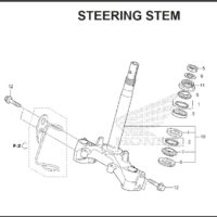 F-10 Steering Stem