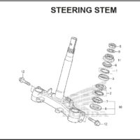 F-10 Steering Stem