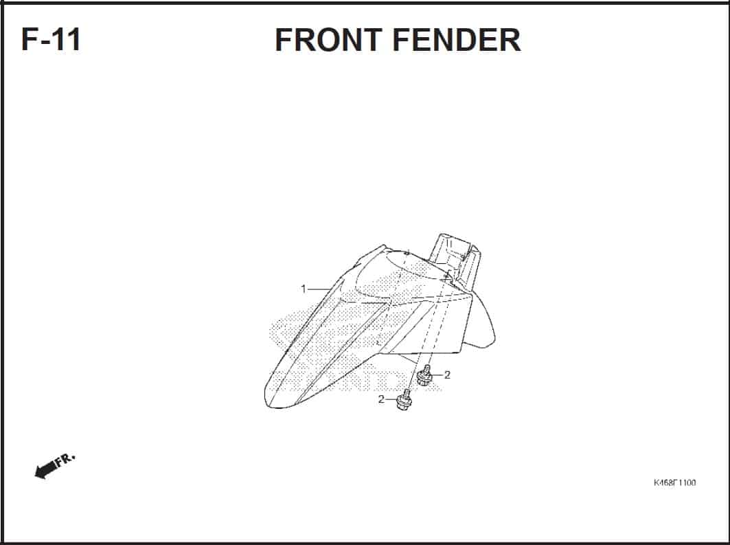 F-11 Front Fender