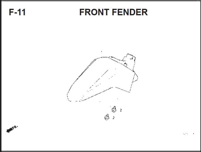 F-11 Front Fender