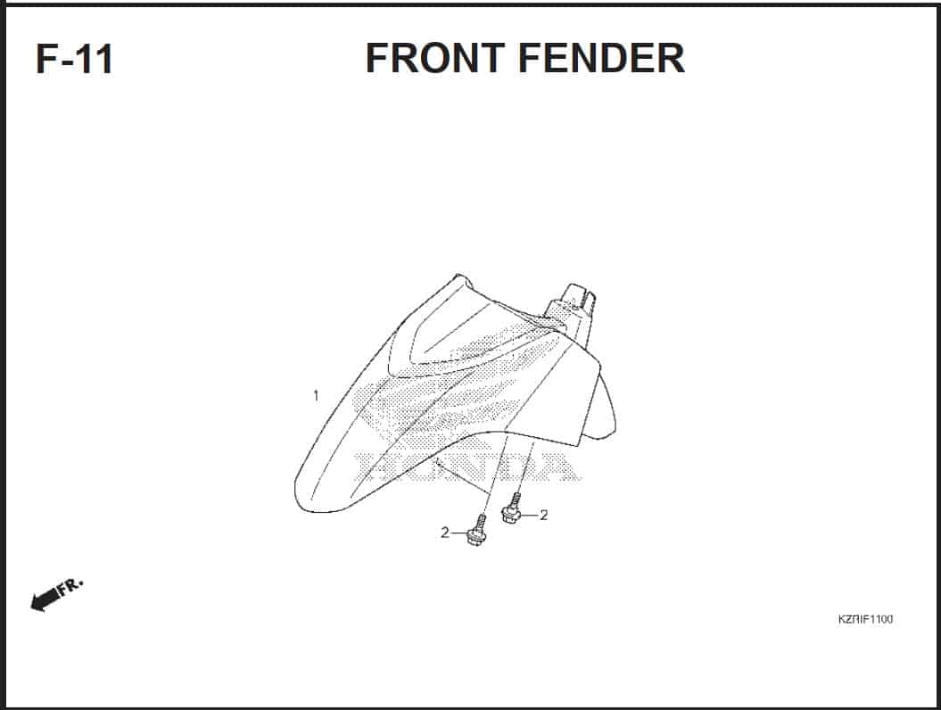 F-11 Front Fender