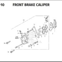 F-12-10 Front Brake Caliper