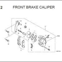 F-12 Front Brake Caliper