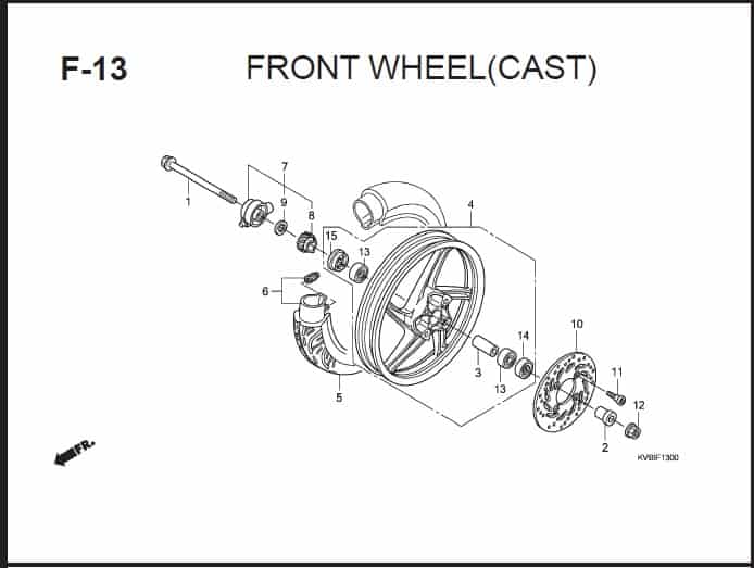 F-13 Front Wheel