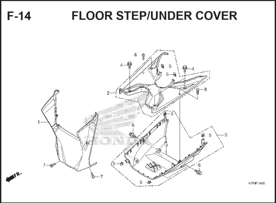 F-14 Floor Step Under Cover