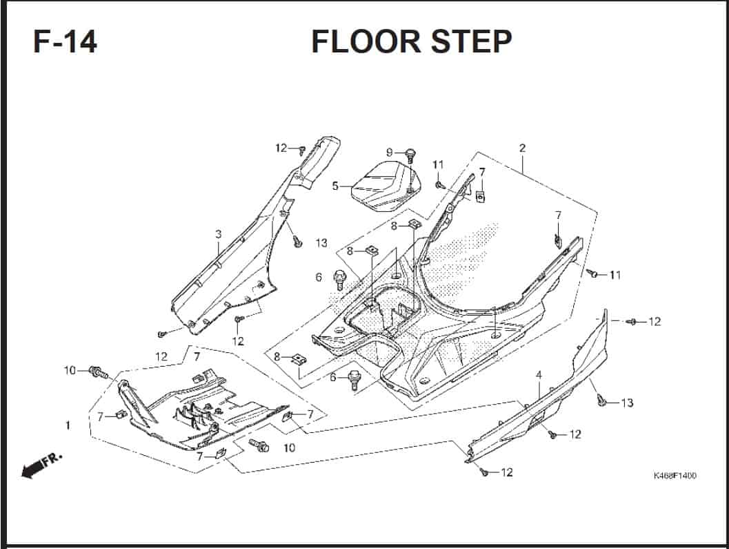 F-14 Floor Step