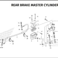F-15 Rear Brake Master Cylinder