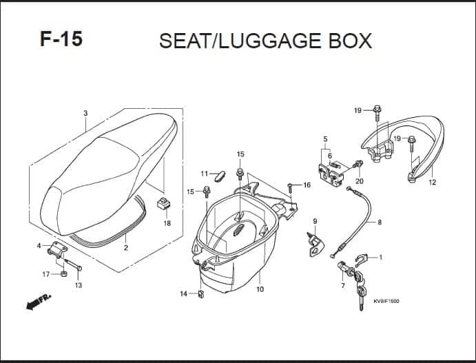 F-15 Seat Luggage Box