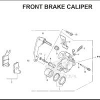 F-18 Front Brake Caliper