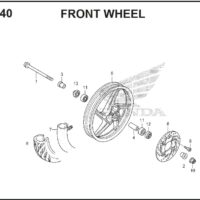 F-20-40 Front Wheel