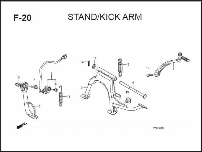 F-20 Stand Kick Arm