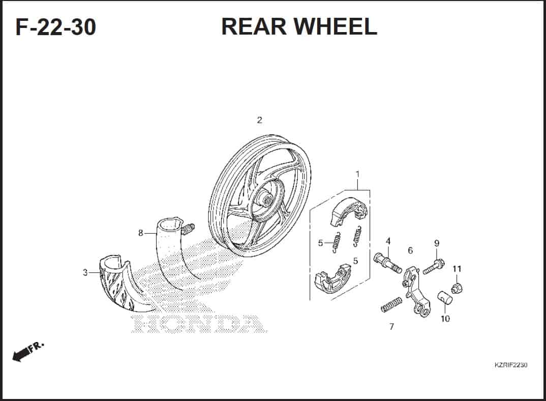 F-22-30 Rear Wheel