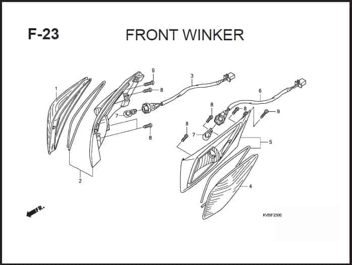 F-23 Front Winker