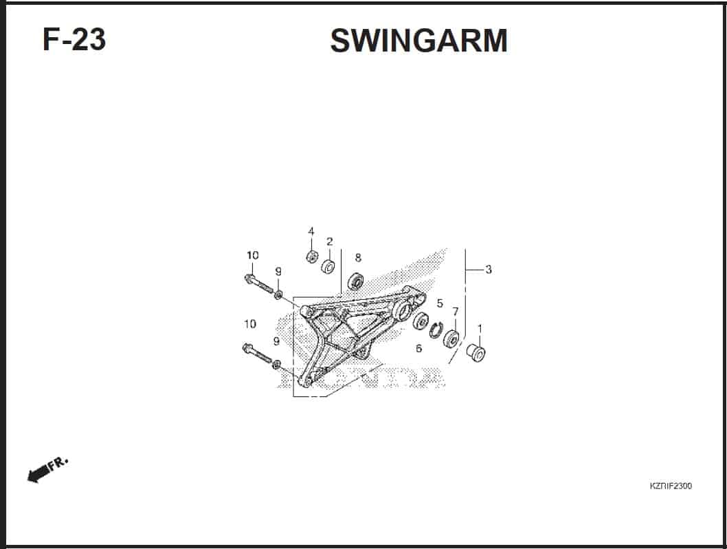 F-23 Swingarm