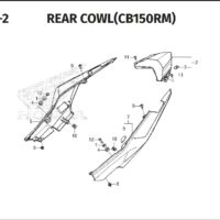 F-24-2 Rear Cowl (CB150RM)
