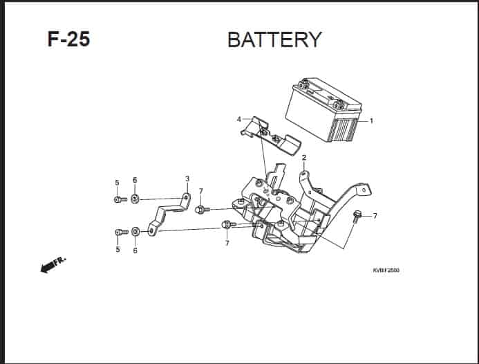 F-25 Battery