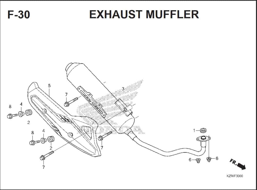 F-30 Exhaust Muffler