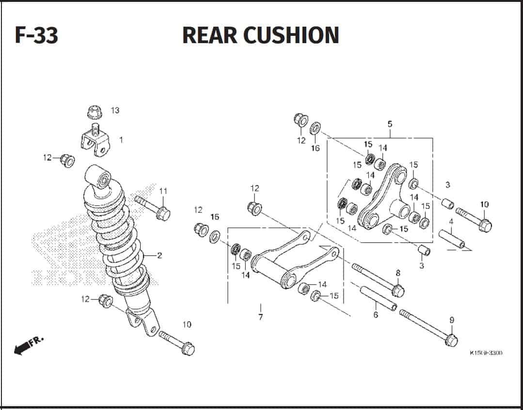 F-33 Rear Cushion