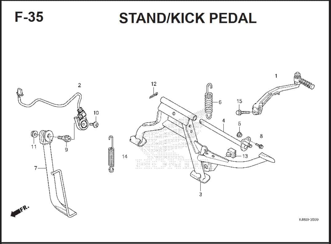 F-35 Stand Kick Pedal