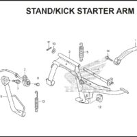 F-35 Stand Kick Starter Arm