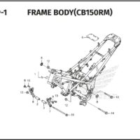 F-39-1 Frame Body (CB150RM)