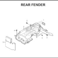 F-39 Rear Fender – Katalog Honda Vario 110 FI