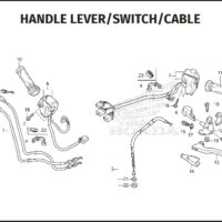 F-4 Handle Lever Switch Cable