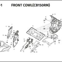 F-43-1 Front Cowl (CB150RM)