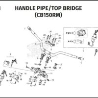 F-7-1 Handle Pipe Top Bridge (CBR150RM)