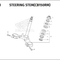 F-9-1 Steering Stem (CB150RM)