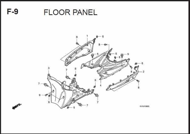 F-9 Floor panel