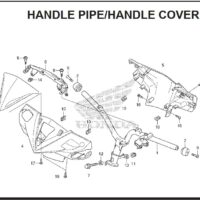 F-9 Handle Pipe/ Handle Cover – Katalog Honda Vario Techno 125 -2