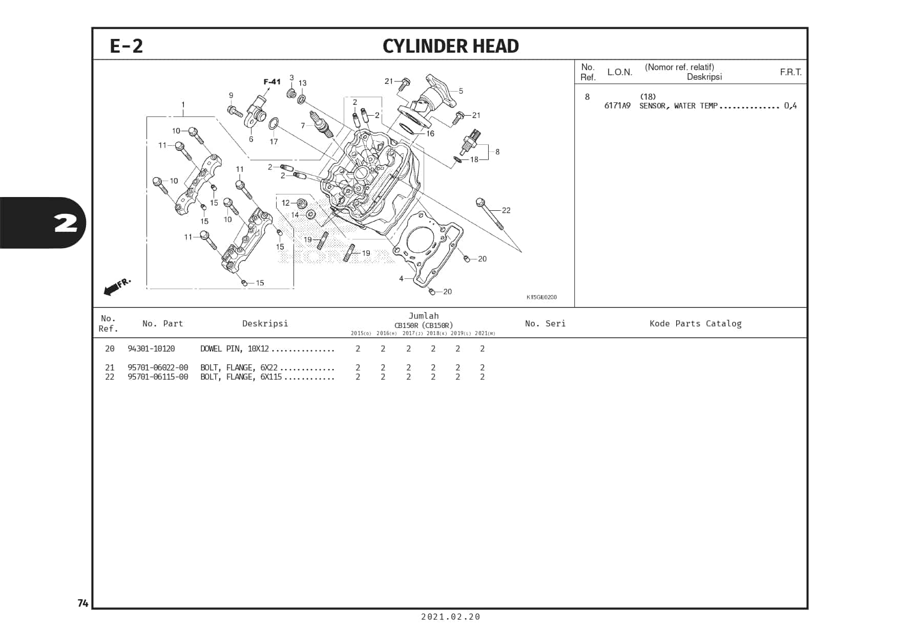 E-2 Cylinder Head