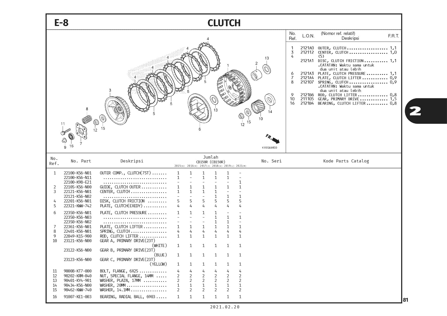 E-8 Clutch 