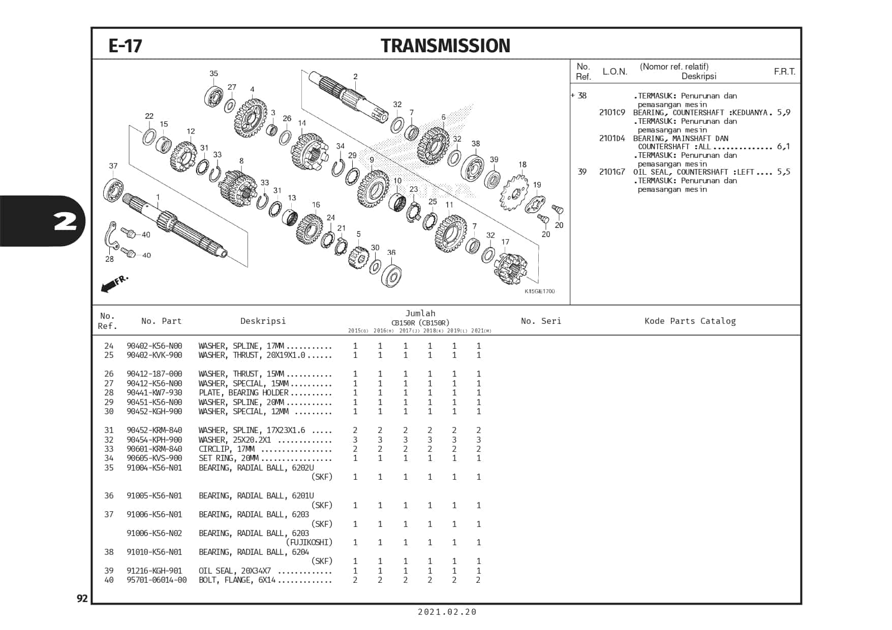 E-17 Transmission 