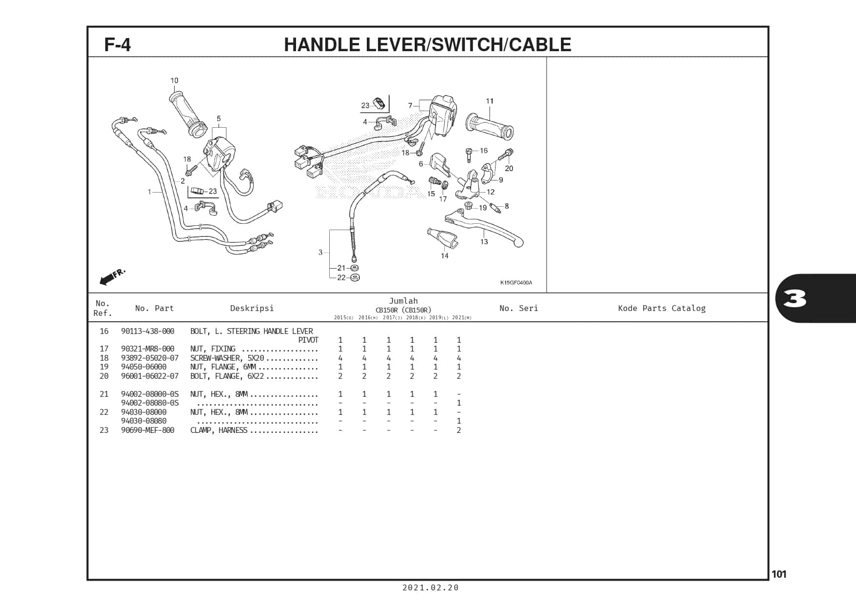 F-4 Handle Lever/Switch/Cable 