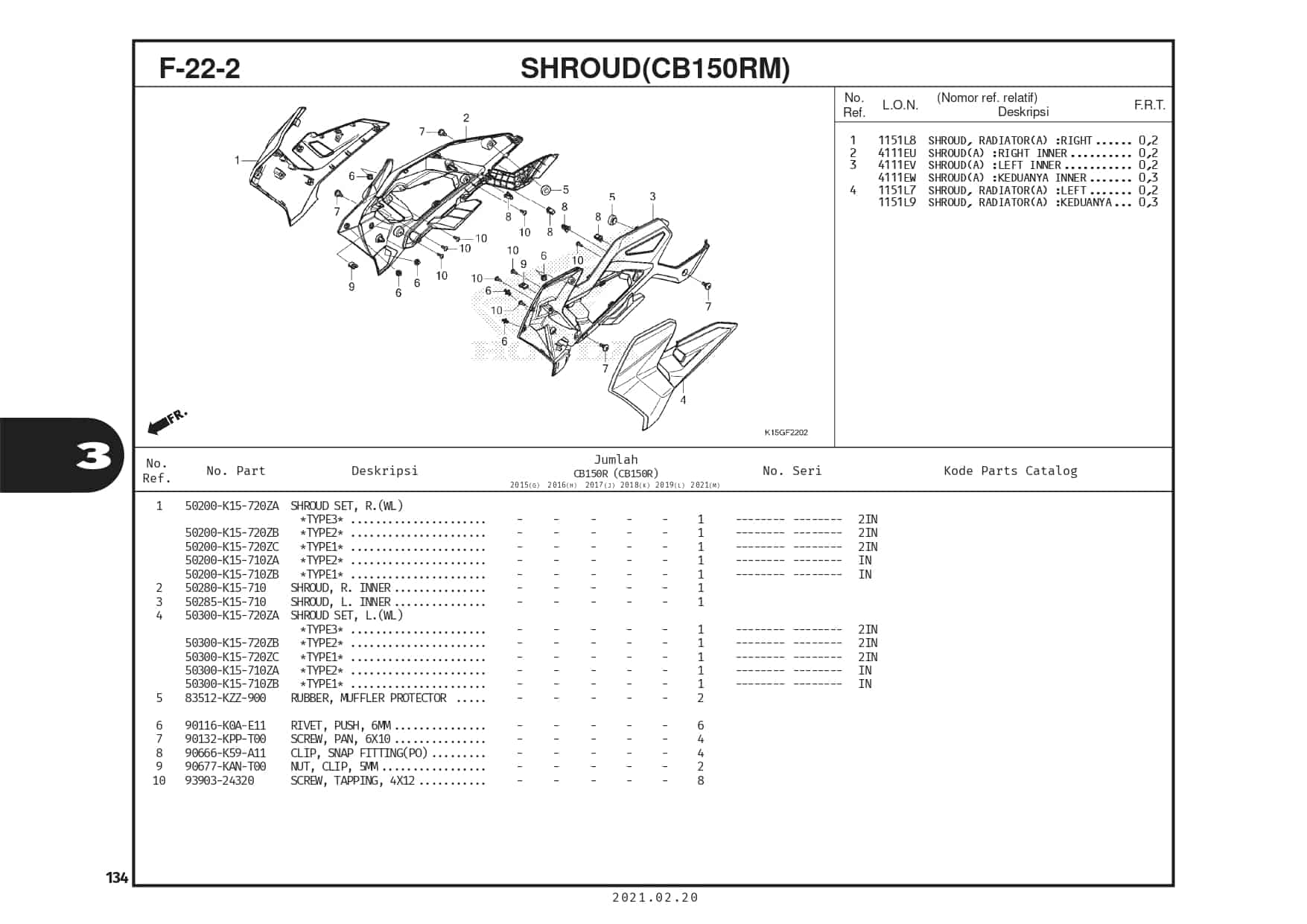 F-22-2 Shroud (CB150RM) 