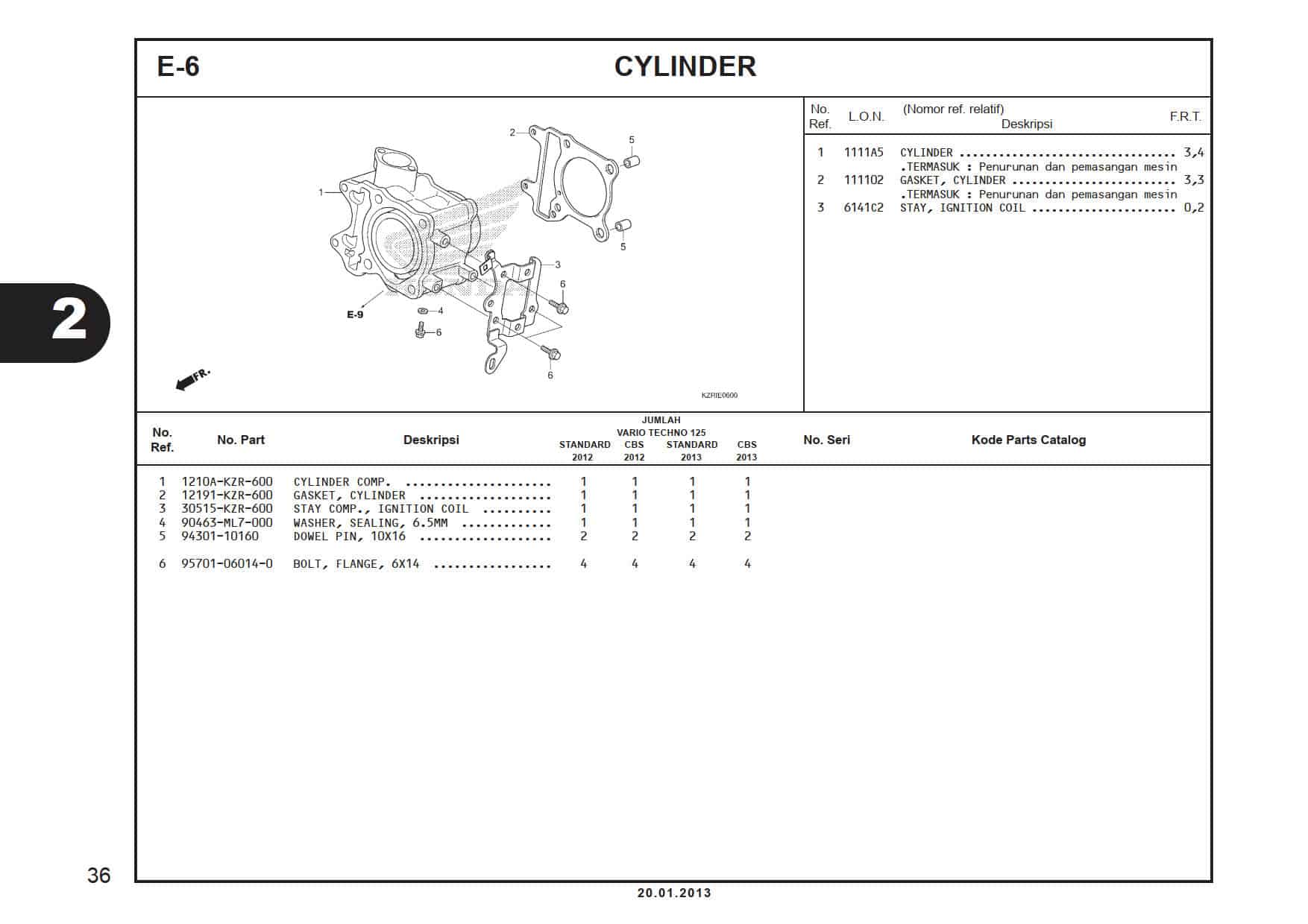 E-6 Cylinder