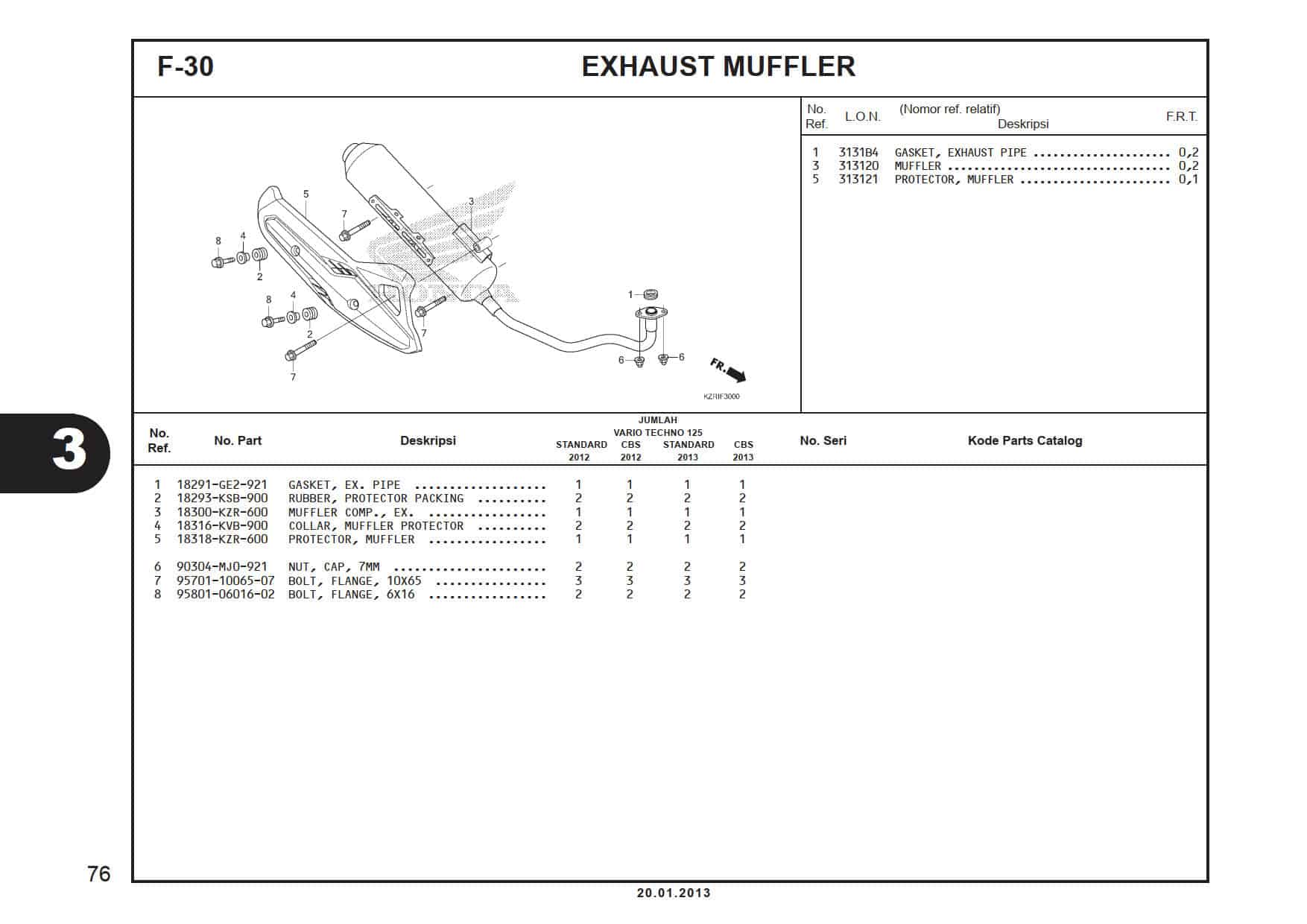 F-30 Exhaust Muffler