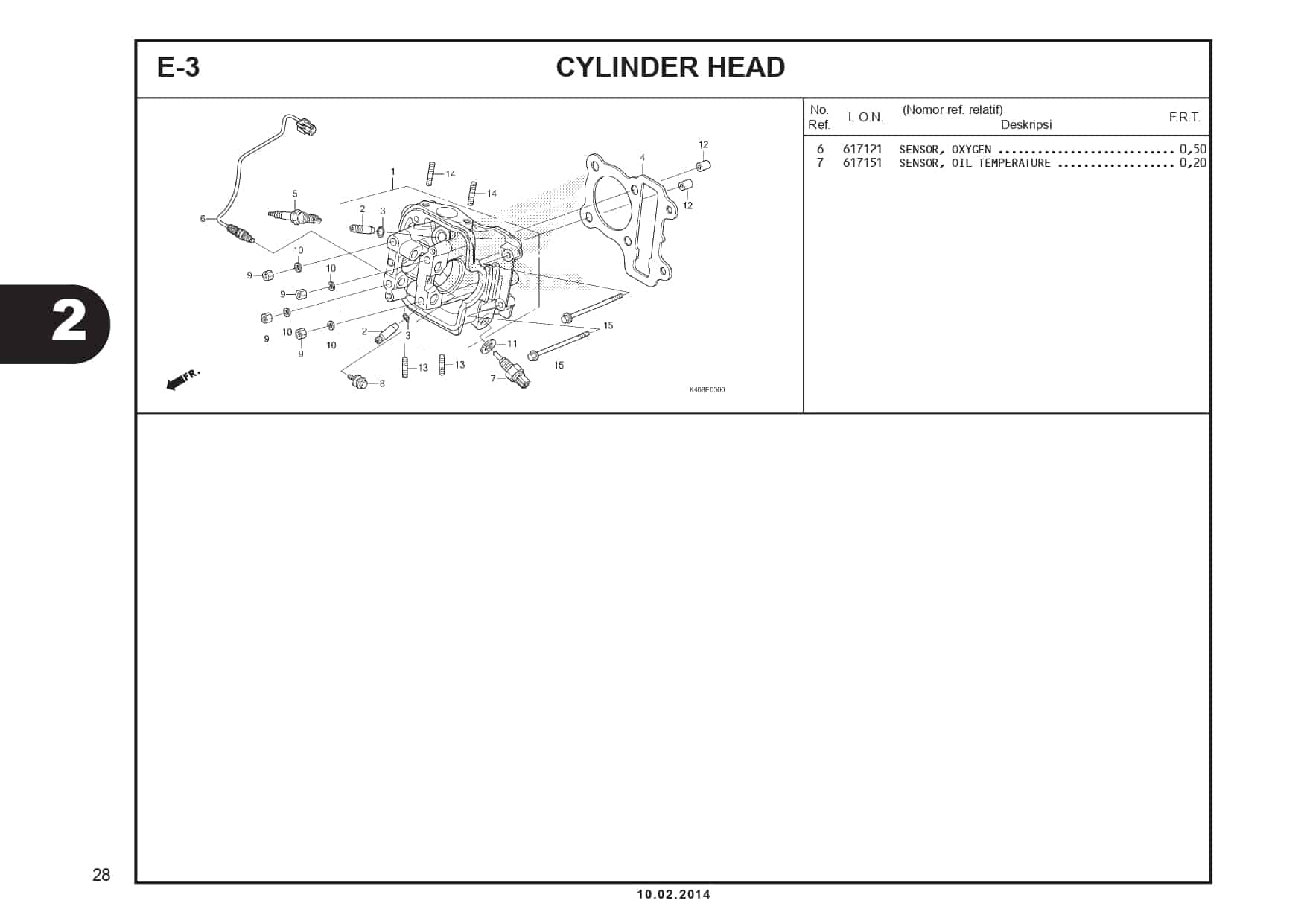 E-3 Cylinder Head