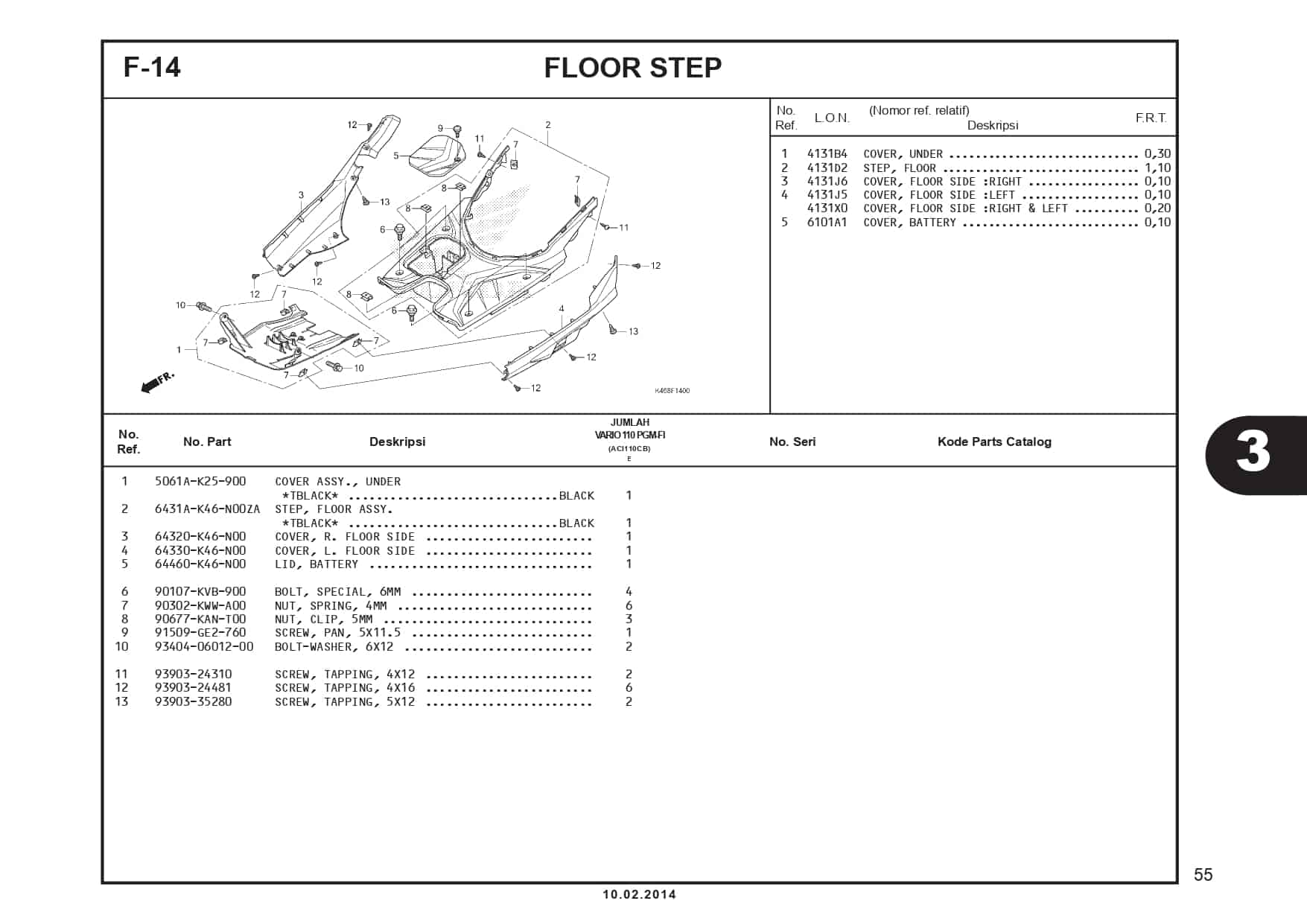 F-14 Floor Step