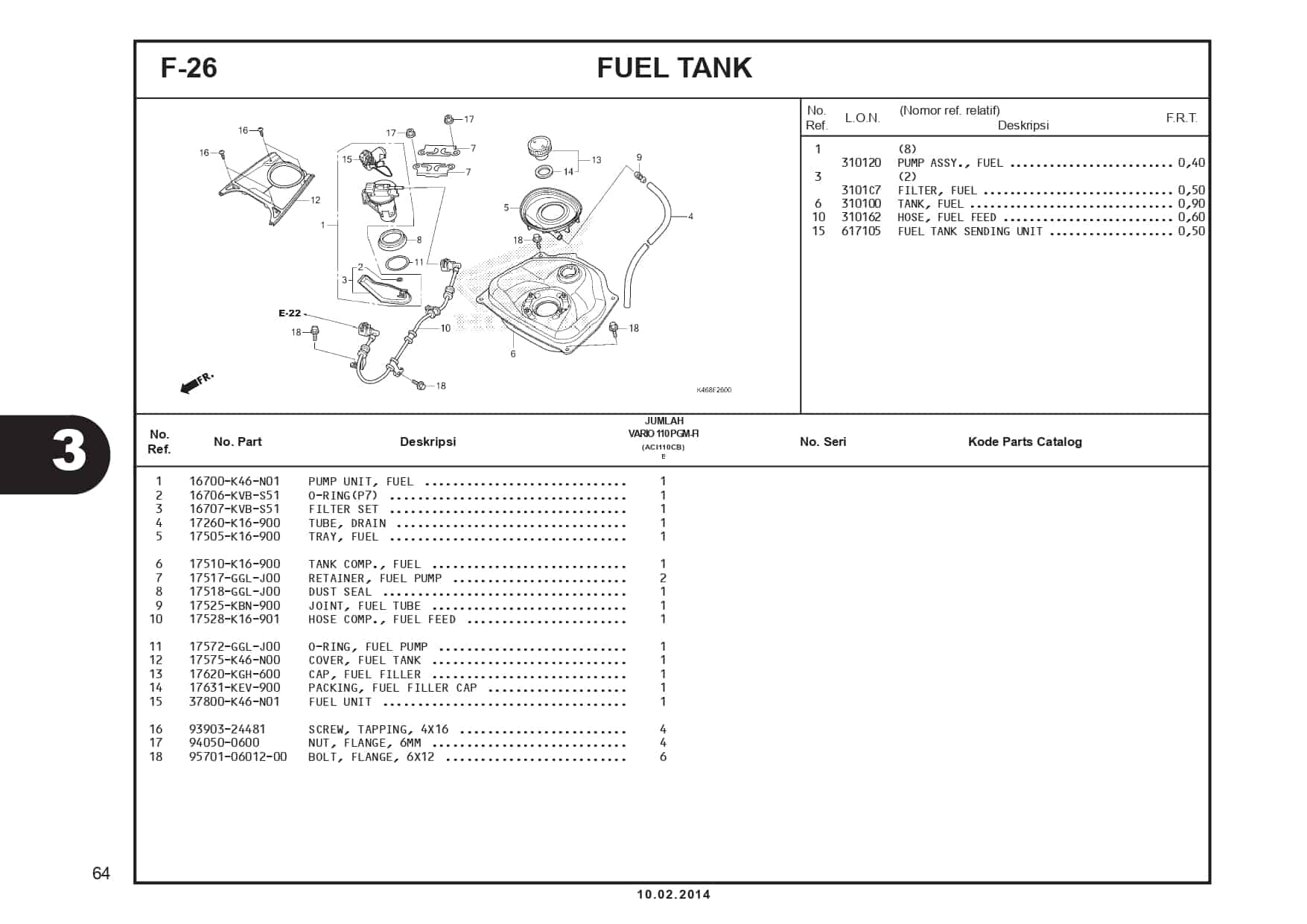 F-26 Fuel Tank