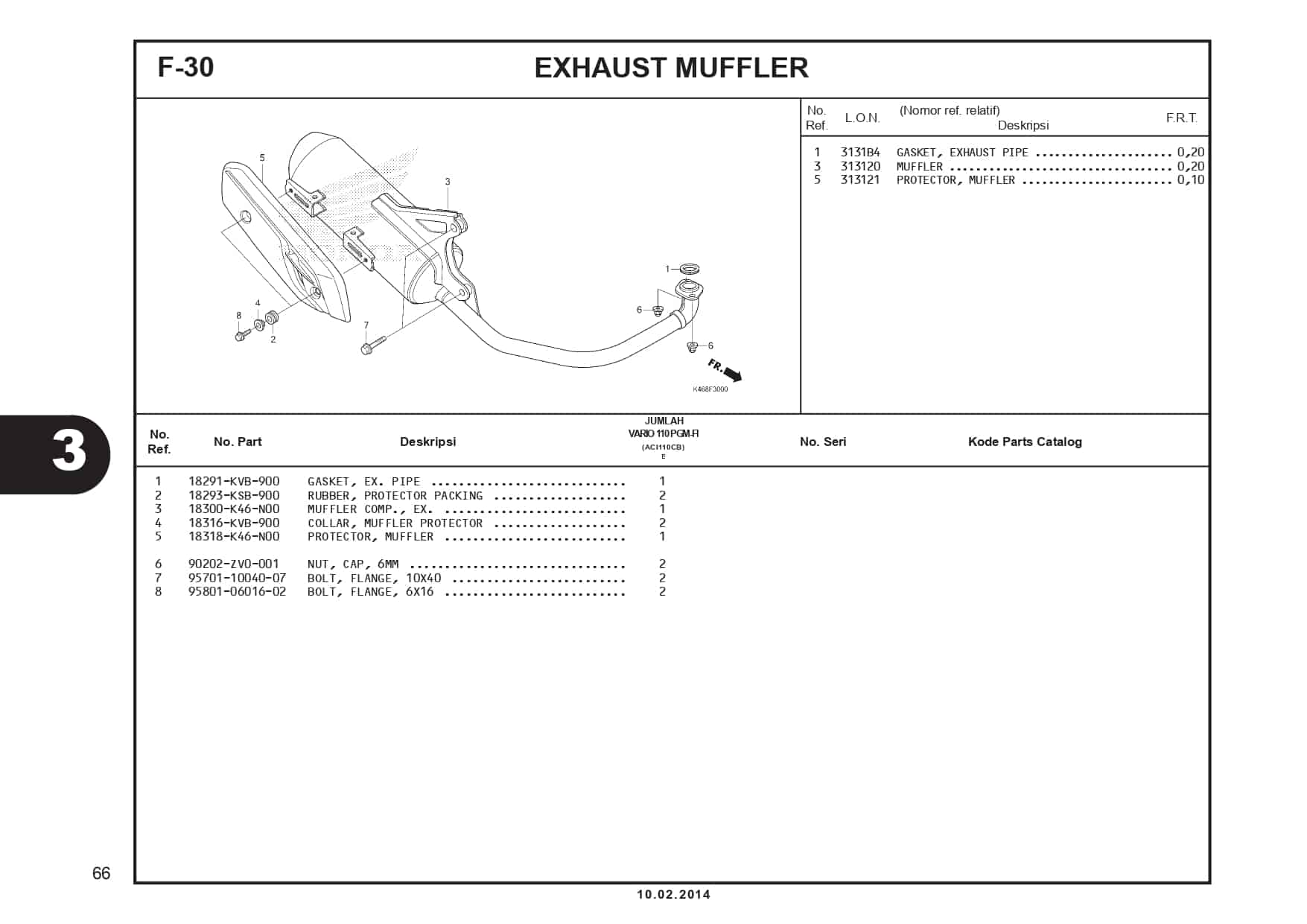 F-30 Exhaust Muffler