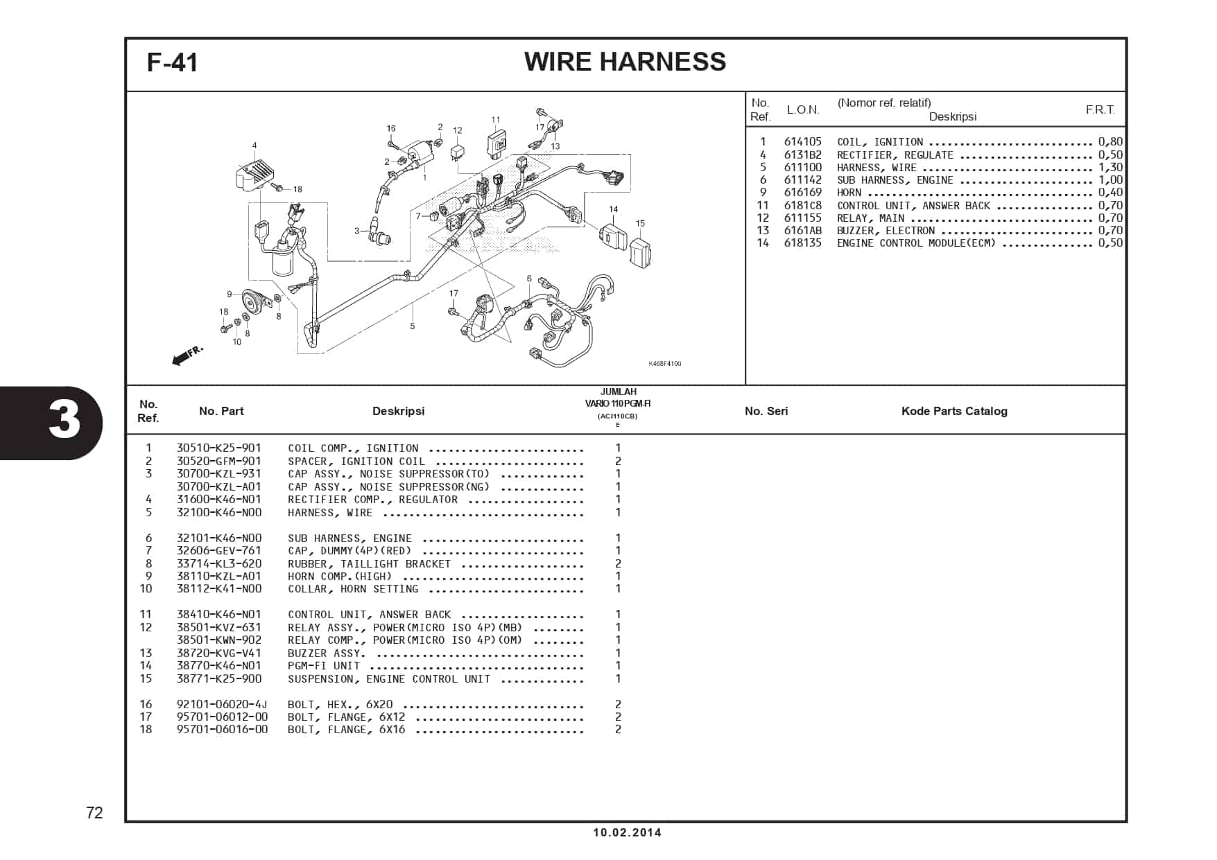 F-41 Wire Harness 