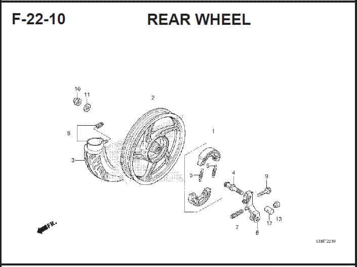 22-10 Rear Wheel