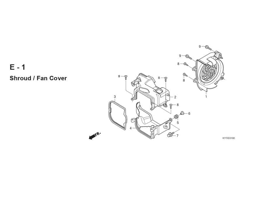 E-1 Shroud Fan Cover