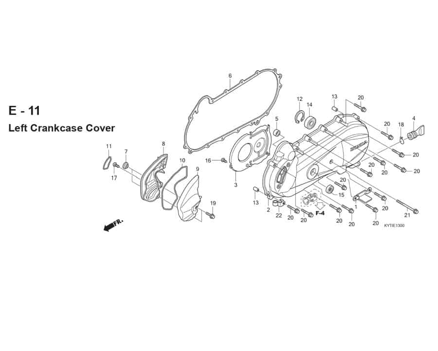 E-11 Left CrankCase